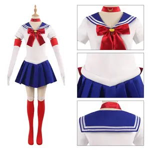 Hot Sexy Halloween Costume Children's Adults Family Cosplay Sailor Uniform Sets