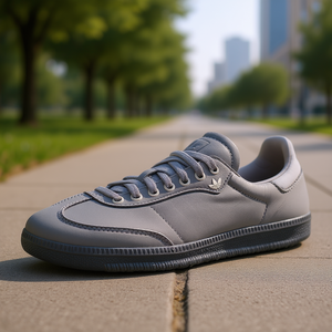Adidas Samba Lux Scarpe da Fitness e Camminata per Uomo, Grigie, Tomaia Sintetica, Suola in Gomma, Intersuola in EVA, Primavera, 100% Autentiche - Product Image 2