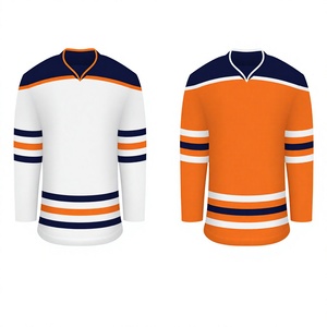เสื้อฮอกกี้น้ำแข็งแบบ sublimated ดีไซน์ใหม่ปี 2026 ผลิตตามสั่ง ขายส่ง ผ้าโพลีเอสเตอร์ 100% แขนสั้น สำหรับผู้ชาย - Product Image 5