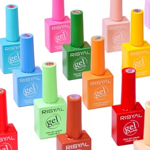 Esmalte de Uñas en Gel RISYAL, Aplicación en Una Sola Pasada, Color Nude, Resistente al Agua, No Requiere Lavado, Gel de Fototerapia, Una Botella por Color - Product Image 5