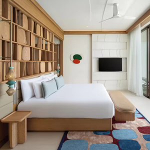 Paquete de Muebles para Villa <span class=keywords><strong>Tropical</strong></span>, Aparador de Madera Maciza Sostenible, Muebles Ecológicos para Hoteles y Resorts de Playa - Product Image 1