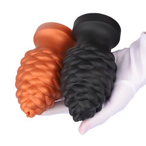 Bouchon anal court en silicone pour <span class=keywords><strong>pomme</strong></span> <span class=keywords><strong>de</strong></span> <span class=keywords><strong>pin</strong></span>, écailles <span class=keywords><strong>de</strong></span> poisson - Product Image 2