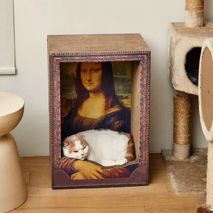 Grande taille Lisa Design Jouet à gratter pour animaux de compagnie en carton ondulé Cube personnalisé Nid à gratter - Product Image 3
