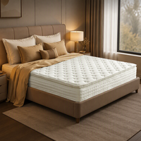 Matelas hybride à ressorts compressible et enroulable