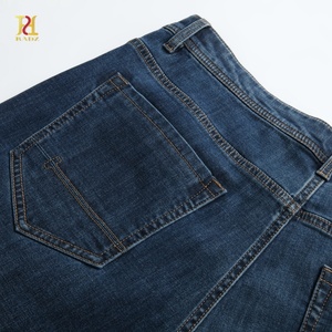 Pantalones Vaqueros <span class=keywords><strong>de</strong></span> Mezclilla para Hombre, Corte Slim, Cintura Media, Color Azul Claro, Algodón-Poliéster, Transpirables, Ligeros, para Primavera/Verano, Estilo Casual <span class=keywords><strong>de</strong></span> Negocios, POLO - Product Image 5