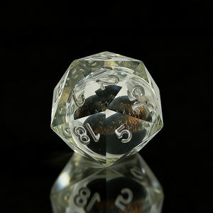 Ensemble de dés D20 à gros yeux flottants de 33 mm, dés à œil de dragon D20, bord tranchant, liquide, 20 faces, dés en résine en vrac pour jeux de rôle - Product Image 4