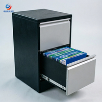 Archivador vertical de estructura desmontable con cajones, mueble metálico de fácil montaje para almacenamiento de documentos de oficina, exportación.