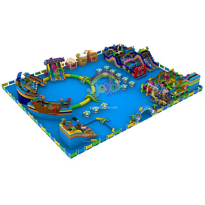 Parque de Atracciones Inflable de PVC de Grado Comercial de 0.55 mm, Personalizable, para Interiores y Exteriores, con Kit de Reparación Incluido - Product Image 1