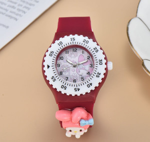 <span class=keywords><strong>Montre</strong></span>-bracelet tendance pour enfants, filles et garçons, <span class=keywords><strong>montre</strong></span> pour enfants mignonne avec dessin animé, design <span class=keywords><strong>Melody</strong></span> Cinnamoroll, <span class=keywords><strong>montre</strong></span> ronde en silicone souple avec dessin animé - Product Image 5
