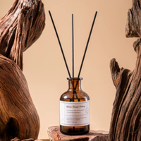 Diffuseurs à roseaux en verre sans BPA de 100 ml pour la maison et le bureau avec huiles parfumées DIY – Diffuseur de liquide aromatique écologique