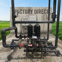 Filtre à disques contrôlé par PLC pour eaux usées d'irrigation agricole avec lavage automatique en contre-courant et conception laminée 5000L/heure 1 an