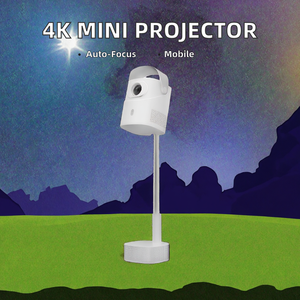 Factory Direct 1080P 4K <span class=keywords><strong>Mini</strong></span> support télescopique 200 Lumens projecteur Keystone maison WiFi 6 Android 13 mise au point automatique pour une utilisation portable - Product Image 2