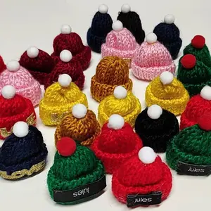 XQL luxe gorros navidad Mutzen fabrication logo personnalisé mini cadeau chapeaux mea culpa bébé hiver chapeau bonnet