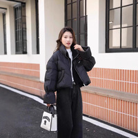 Manteau court élégant en duvet de canard blanc 90 % pour femme, collection automne-hiver 2026, design faux deux pièces, vêtements d'extérieur pour femme, disponible à l'étranger