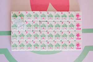 Fichas de Mahjong Americanas Plegables de Acrílico Premium, Arte de Lujo para el Hogar, Eventos Sociales y Regalos Coleccionables - Product Image 2
