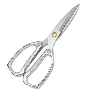Stainless Steel <b>Kitchen</b> <b>Scissors</b> Straight Head Silver Home Use Multi Purpose - Product Image 3