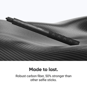 Série de bâtons à selfie Insta360, version en fibre de carbone, alliage d'aluminium pour X5 X4 X3 GO 3 Ultra RS ONE, accessoires pour caméra d'action sportive - Product Image 4