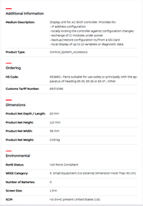 Module d'affichage CPU DCS Freelance Controller TD 951F 3BDH001020R0001 a Bb pour contrôleur AC 900F - Product Image 6