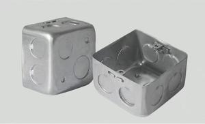 American Standard Listed Rectangle Metal Electrical Junction <strong>Box</strong> IP55 Galvanized Steel Model 86*86 4x4x2-1/8" Zhejiang - Product Image 3