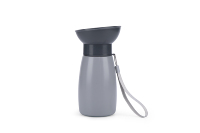 Bouteille d'eau pliable pour chien 600 ml, sans BPA, écologique, étanche, facile à transporter, en plastique solide, modèle 2026, vente chaude