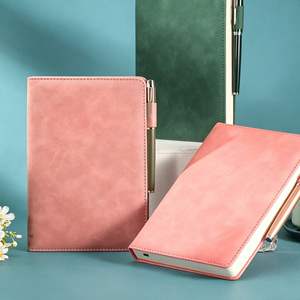 Wholesale A5 Size Hardcover Leather Sewing Bound Notebook 100 <b>Sheets</b> with Elastic Gifts for Students Business Office School Use - Product Image 2
