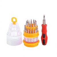 Kit de tournevis de précision 31-en-1 avec support de rangement, embouts CR-V pour la réparation de téléphones, ordinateurs portables et montres