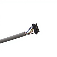 Câble de stimulation neurologique personnalisé DF52-8P-0.8C à 8 conducteurs 32AWG en cuivre étamé tressé blindé pour systèmes BCI, câble médical