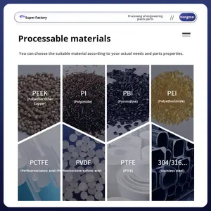 Soquete de Teste Eletrônico Quadrado Preto Não Padrão Personalizado Resistente ao Calor Adaptador de Teste Preciso Rápido e Estável Processamento em Torno - Product Image 3