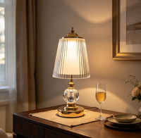 Lampe de table décorative moderne minimaliste, rechargeable par USB, LED, lumière d'ambiance de chevet, commande tactile, fer et acrylique haut de gamme