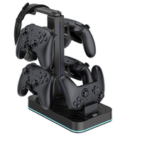 Base de charge pour manette Switch2 Pro, support de casque et support de stockage USB pour manette Switch 2 Pro