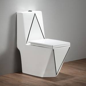 Factory Direct P-trap <span class=keywords><strong>S</strong></span>-trap WC Toilettes en céramique Toilettes modernes monobloc pour salle de bain - Product Image 1