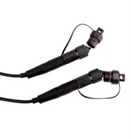 Conector de cable de fibra SC/APC Cable de parche de fibra óptica PC UPC APC MPO/MTP Cable de parche impermeable