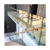Quadratischer Abstandshalter für Geländer, Aluminiumkonstruktion, schwarz eloxiert, mit Gummidichtung, für Glasgeländer