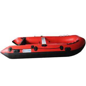 Bateau gonflable ZB-<span class=keywords><strong>420</strong></span> de vente d'usine Tube en PVC bateau de dériveur à fond épaissi avec plancher en aluminium pour la pêche - Product Image 2