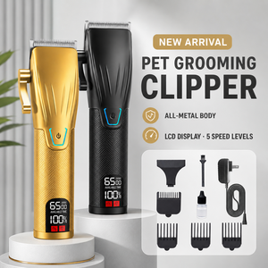 New Rechargeable <b>Small</b> Style Pet Grooming Hair Clipper Plastic Dog Hair Trimmer with <b>Box</b> Packed Pet Hair Removal - Product Image 1