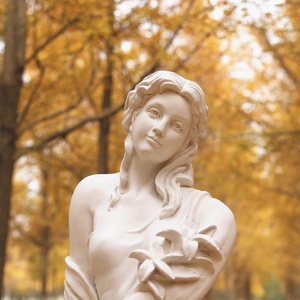 Statua della Nymfa Greca della Mitologia, Scultura a Grandezza Naturale del Corpo Femminile - Product Image 5