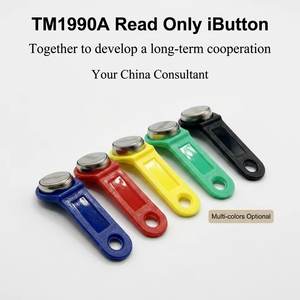 Clé iButton TM1990A TM en lecture seule, <span class=keywords><strong>carte</strong></span> d'accès Dallas pour contrôle d'accès, <span class=keywords><strong>carte</strong></span> iButton pour identification du <span class=keywords><strong>conducteur</strong></span> et <span class=keywords><strong>suivi</strong></span> des véhicules, accès en lecture seule - Product Image 1
