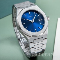 Montre personnalisée avec logo, mouvement japonais Miyota 8215, montre mécanique automatique de luxe avec date, marque privée pour homme