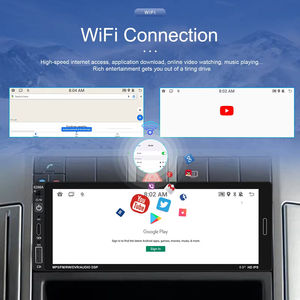 Autoradio sans fil CarPlay Podofo 6,86 pouces 2+64 Go Android 1 Din GPS Bluetooth FM RDS Android Auto - Product Image 4