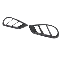 Pour Mercedes BENZ W205 2015-2021 fibre de carbone avant évents conduits d'air barre d'admission antibrouillard cadre calandre lampe couvre