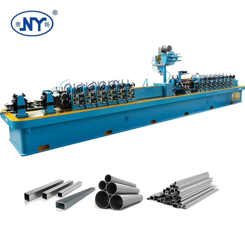 Nanyang ERW metal carbon steel pipe making machine and tube mill manufacturer