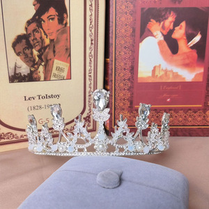 Diadème de mariée européen et américain haut de gamme couronne de cristal en alliage atmosphérique <span class=keywords><strong>anniversaire</strong></span> 18 accessoires de mariage diadème <span class=keywords><strong>adulte</strong></span> - Product Image 2