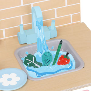 Ensemble de maison de jeu de simulation pour enfants personnalisé Cuisine variée en bois pour enfant garçon fille - Product Image 6