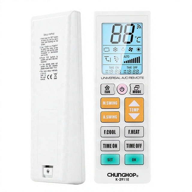 For Universal AC Remote Control-Energy-Saving Smart Remote AAA Rechargeable Battery 8M+ Transmission USB Rechargeable Timer