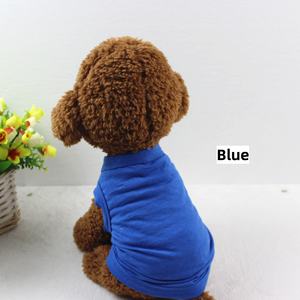 Songshan เสื้อยืดผ้าฝ้ายสำหรับสัตว์เลี้ยงสีล้วนพิมพ์โลโก้ได้ตามต้องการสำหรับฤดูร้อน - Product Image 6