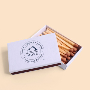 Fiammiferi Lunghi di Sicurezza di Lusso per la Casa e Scatola di Fiammiferi Quadrata di Haoty Packaging - Product Image 5