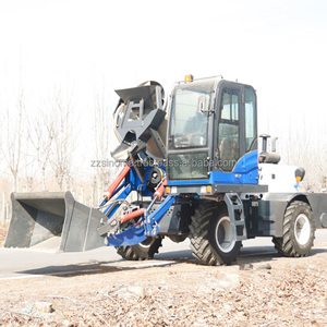 เครื่องผสมคอนกรีตแบบล้อขนาด 1.5 คิวบิก รถผสมคอนกรีตแบบโหลดเอง รถผสมปูนซีเมนต์เคลื่อนที่ - Product Image 2