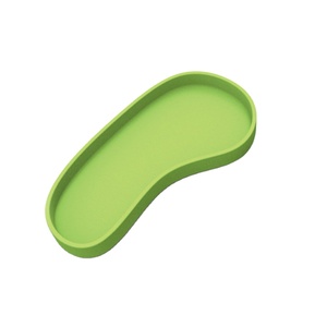NOMOY PET Venta Directa de Fábrica al por Mayor, Plato de Plástico Grande con Diseño de Huella Verde para Comida y Agua de Reptiles NW-03 - Product Image 1