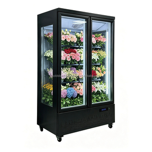ตู้แช่ดอกไม้แบบตั้ง 2 ประตูกระจก ช่องแช่ด้านล่าง สำหรับร้านดอกไม้ - Product Image 6