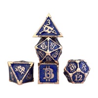 Ensemble de dés personnalisés avec logo d'usine pour les jeux de rôle Dungeons and Dragons, pour les jeux de société DND